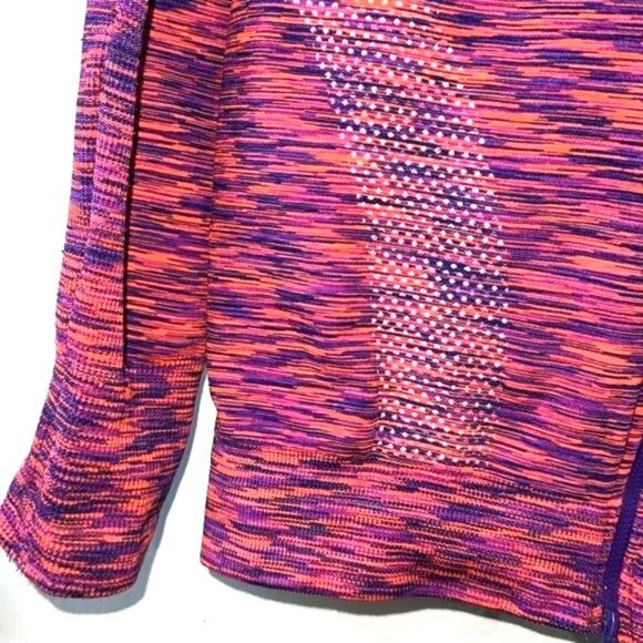 Soho Full-Zip Hooded Jacket Womens Size M Multicolor Stretch Knit - Picture 7 of 9